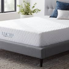 10 queen mattress by tuft & needle. Lucid Comfort Collection 10 In Queen Gel Memory Foam Mattress Medium Lucc10qq3pmf The Home Depot