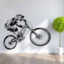 Mountain Bike Bicycle Vinyl Wall Art Decal