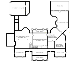 colonial house plan with 4 bedrooms and