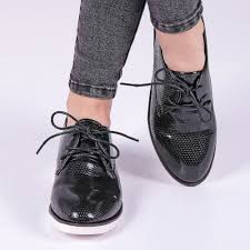 Pantofi dama casual Eluise negri, 41 - eMAG.ro