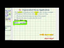 Exponential Decay App Y Ab T Find