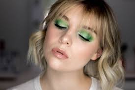 earth day makeup tutorial green