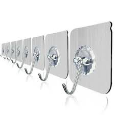 Adhesive Wall Hook Hanger 20 Pieces