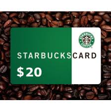 Give a gift by email. Starbucks 20 Gift Card Gift Card