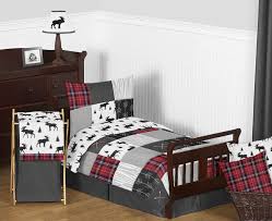 woodland moose boy fitted crib sheet