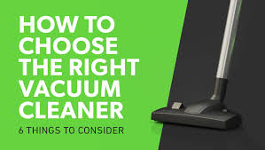 purchasing a vacuum cleaner