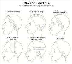Full Cap Wig Measurement Toupee Useful Chart Toupee For Men