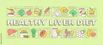healthy liver t word concepts banner