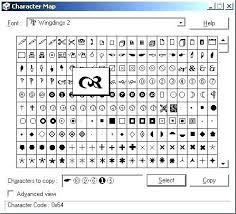 Wingdings 2 Keyboard Your Character Map Wingdings 1