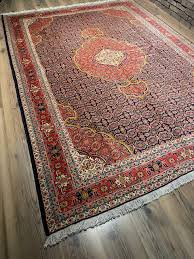 persian handmade wool rug 9 3 x 6 7 ft