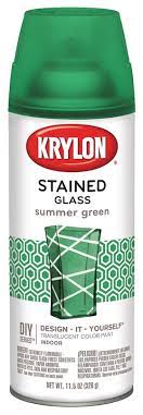 Krylon Stained Glass Summer Green Spray