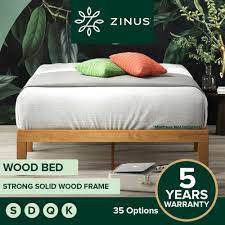 Wood Bed Frame Queen Double King Single