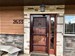 rick s faux stone front door frame and