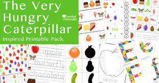 Hungry caterpillar pupil food diaries (sb4669). Free The Very Hungry Caterpillar Printable Pack Proverbial Homemaker
