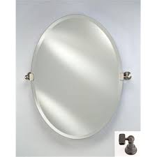 Ob 24x34 Oval Frameless Mirror