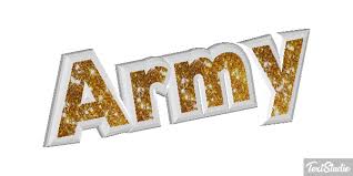 army word animated gif logo designs