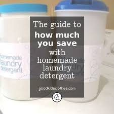 homemade laundry detergent the guide