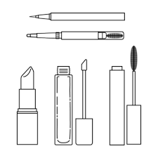 free vectors cosmetic set with only