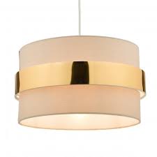 Modern Ceiling Light Shade In Taupe And