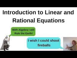 Linear And Rational Equations