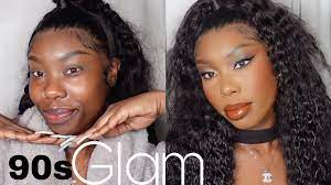 90 s glam makeup tutorial dark skin