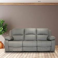 salva 3 seater recliner sofa simulated