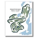 Brantingham Golf Club New York Golf Course Map Golf Gifts - Etsy
