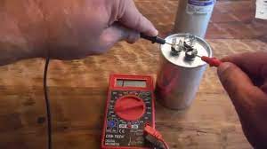 how to test a dual run capacitor from