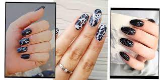 how to create marble nail art