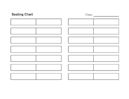 Seating Chart Template Classroom Printable Google Search