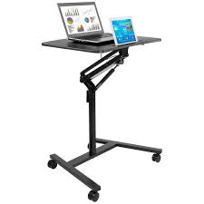 I have a large abundance of alder in my shop and decided i would make it out of that. Mount It Mobile Standing Laptop Desk With Wheels With Gas Spring Lift Mechanism Mi 7969 Overstock 26171080