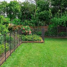 No Dig Metal Barrier Fence Garden Fence