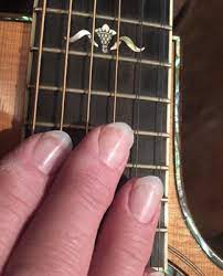 about guitars fingernails