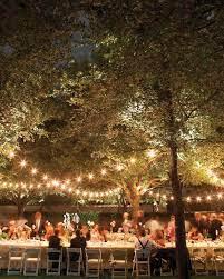 Outdoor Wedding Lighting Ideas From