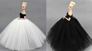 4 gorgeous diy barbie doll dresses