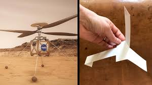 make a paper mars helicopter