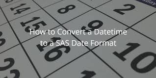 how to convert a datetime to a sas date