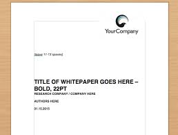 How a page is created. 8 Steps To The Perfect White Paper Template Included