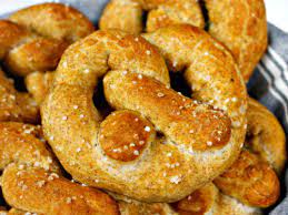 breadmaker soft pretzels with sweet