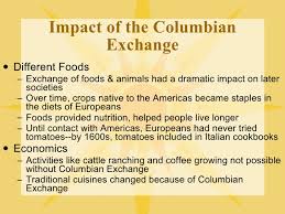 Columbian Exchange Lessons Tes Teach