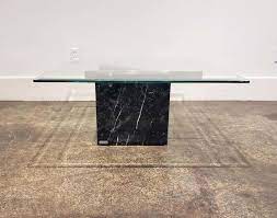 Black Marble Coffee Table Brass Coffee