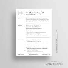 Professional Resume Template 2 Page Cv Limeresumes