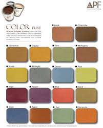 Color Fuse Water Based Concrete Stain Coloring Options