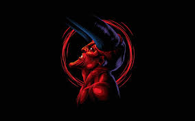 red devil minimal monster black