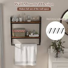 Over The Toilet Shelf Wall Mounted With