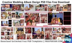 creative wedding al design psd files