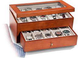 Twenty Watch Wooden Storage Box With