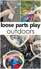 Outdoor Play With Loose Parts