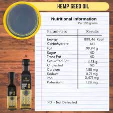 noigra hemp seed oil cold pressed
