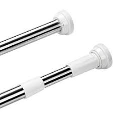 Or just buy the type that's not spring loaded and cut to fit. Rerii Tension Shower Curtain Rod Stainless Steel Bathroom Shower Curtain Rod Adjustable Spring Tension Rod 42inch 72inch Reviews Online Pricecheck